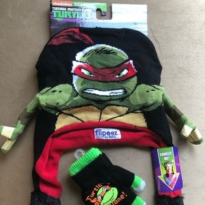 Boys “Flipeez” Hat & Gloves Set